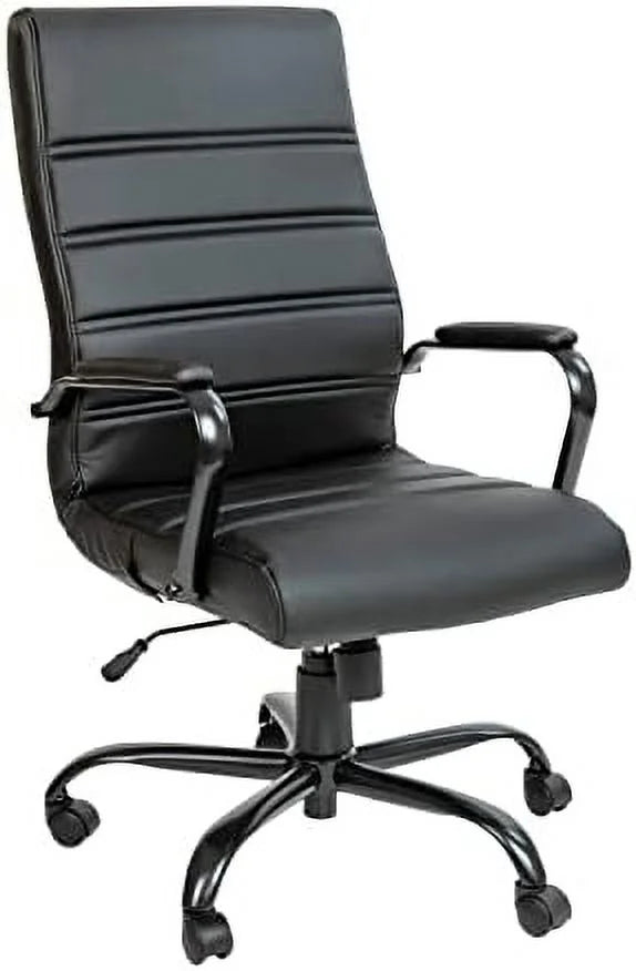 Brown Faux Leather High-Back Office Chair C34860