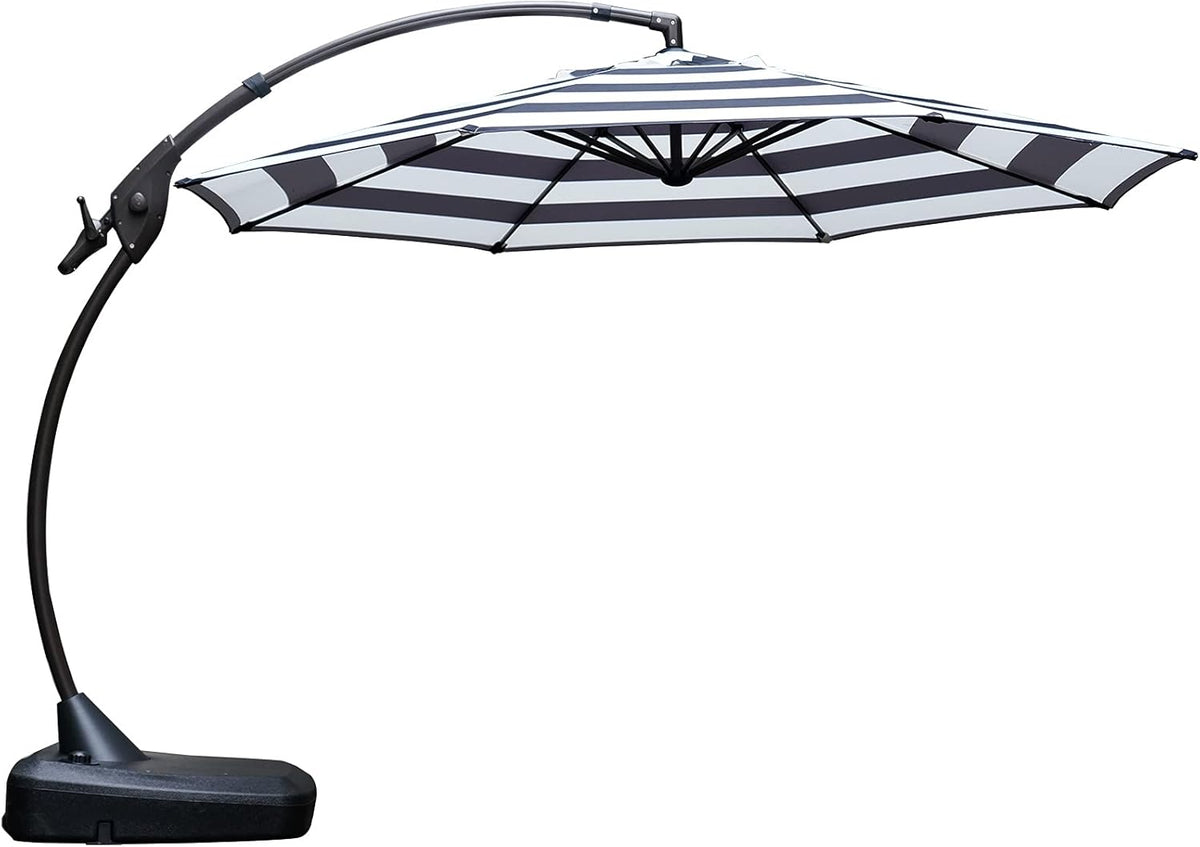 12 FT Aluminum Offset Cantilever Umbrella with Base G317425