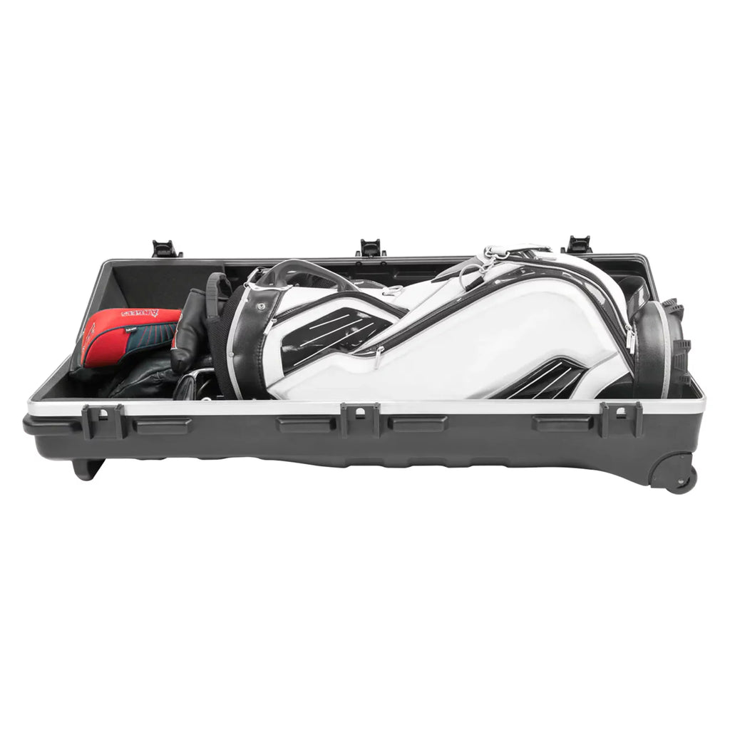 Wheeled Hard Plastic Golf Travel Case P18191
