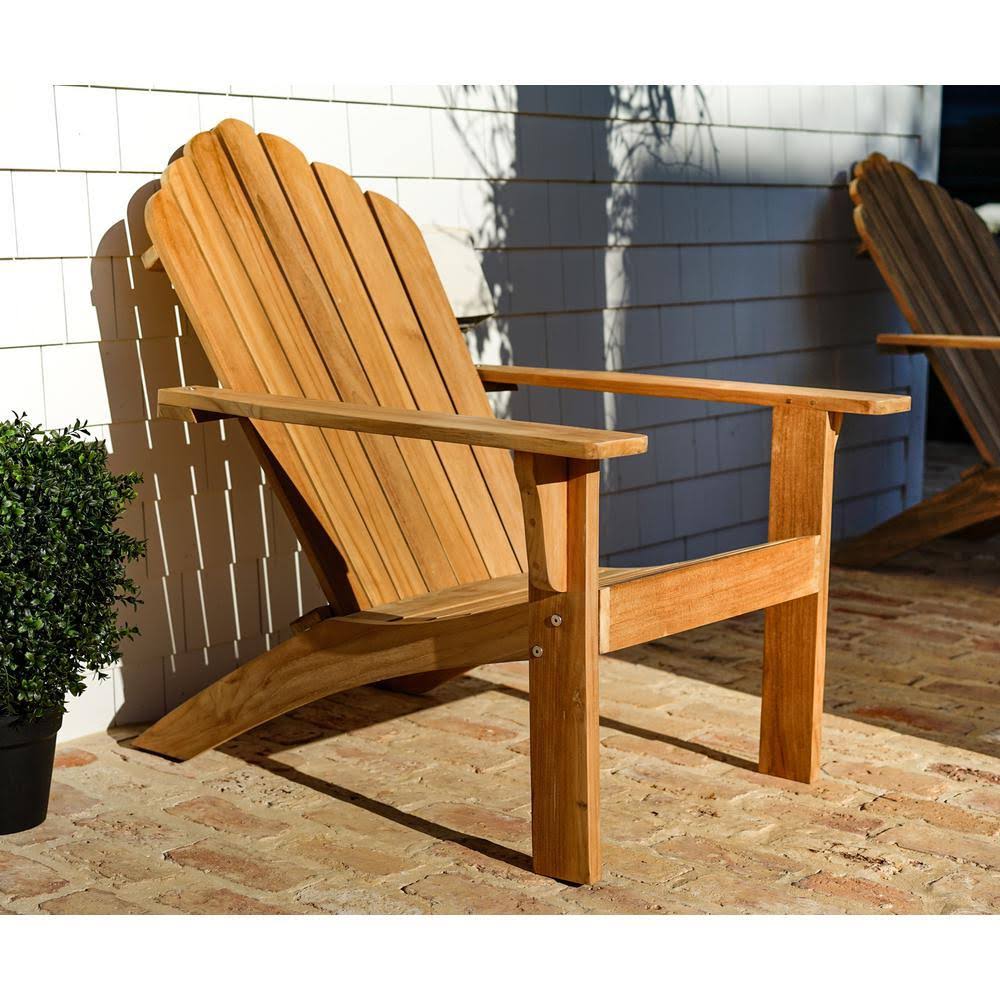 Teak Wood Patio Adirondack Chair K3484