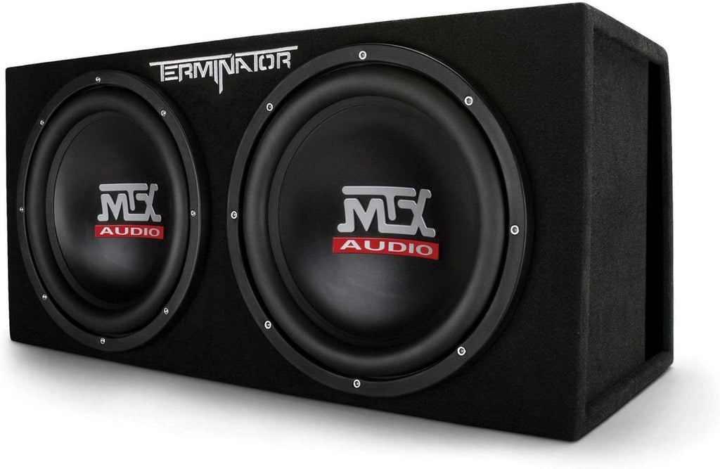 12 1200 Watt 4 Ohm Car Subwoofer with Enclosure and Amplifier S48524