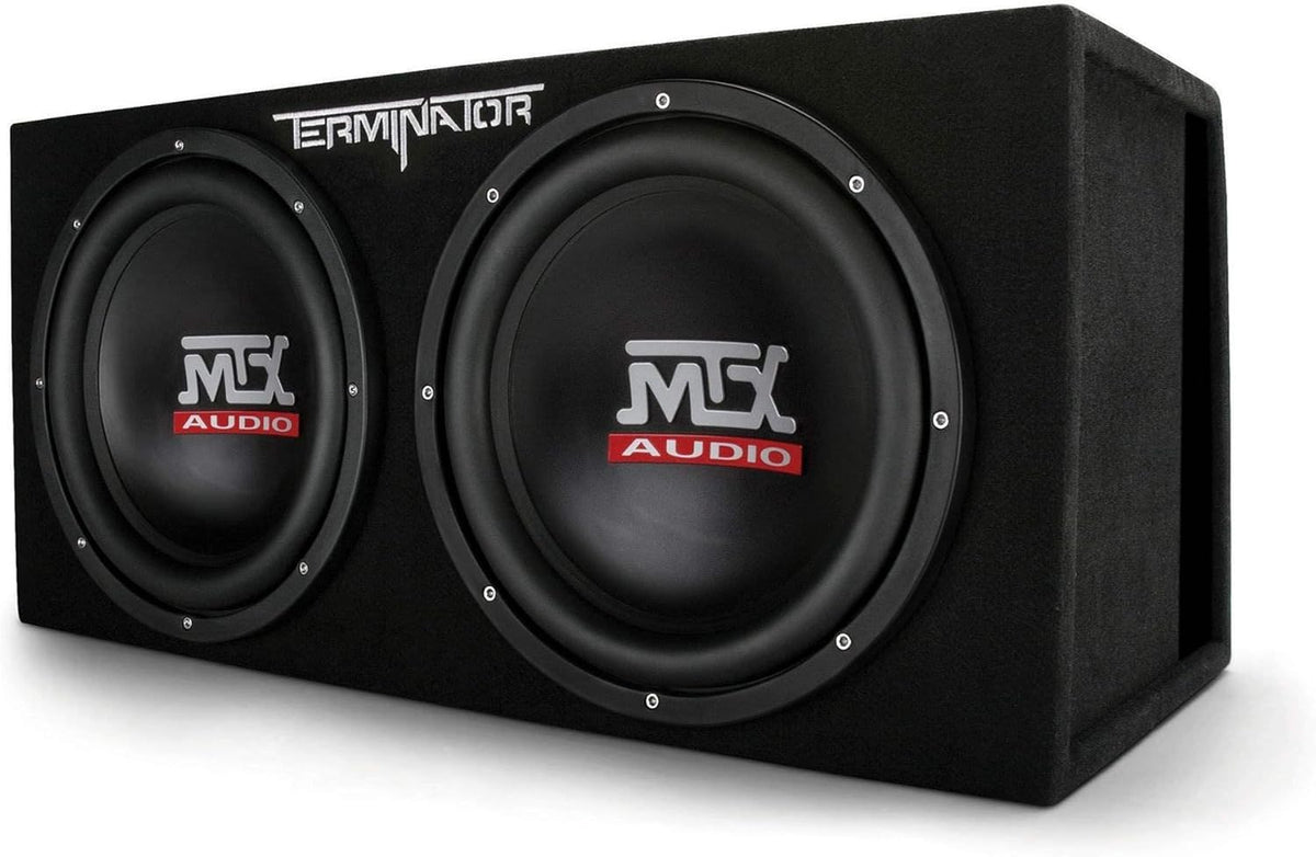 12 1200 Watt 4 Ohm Car Subwoofer with Enclosure and Amplifier S48524