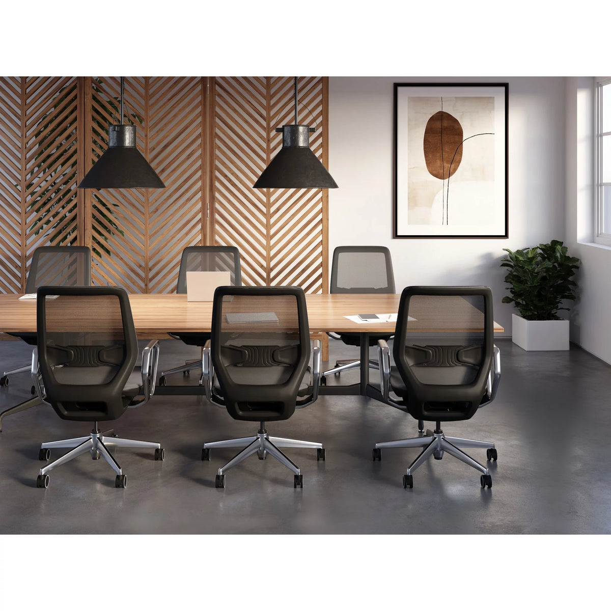 Black Ergonomic Mesh Mid-Back Manager Chair Z3345