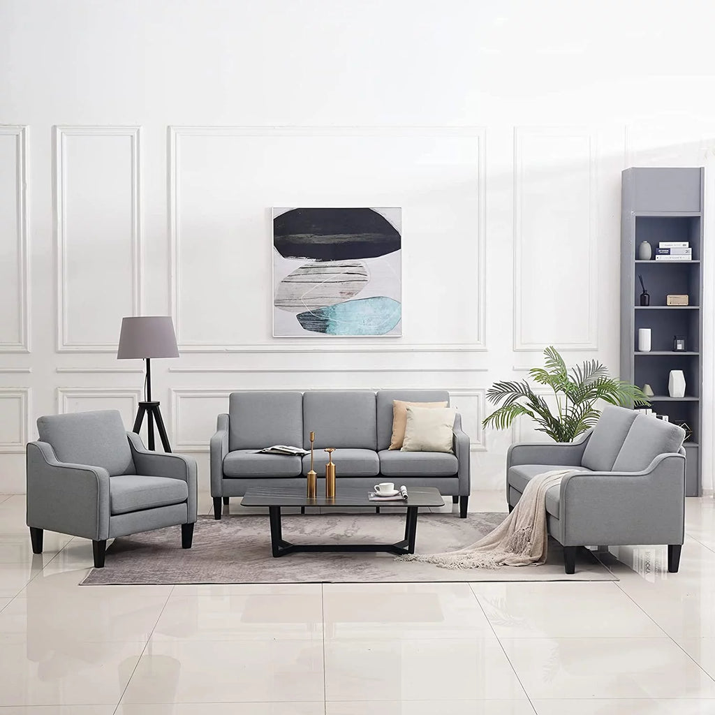 71" Mid-Century Modern 3 Seater Sofa L914114