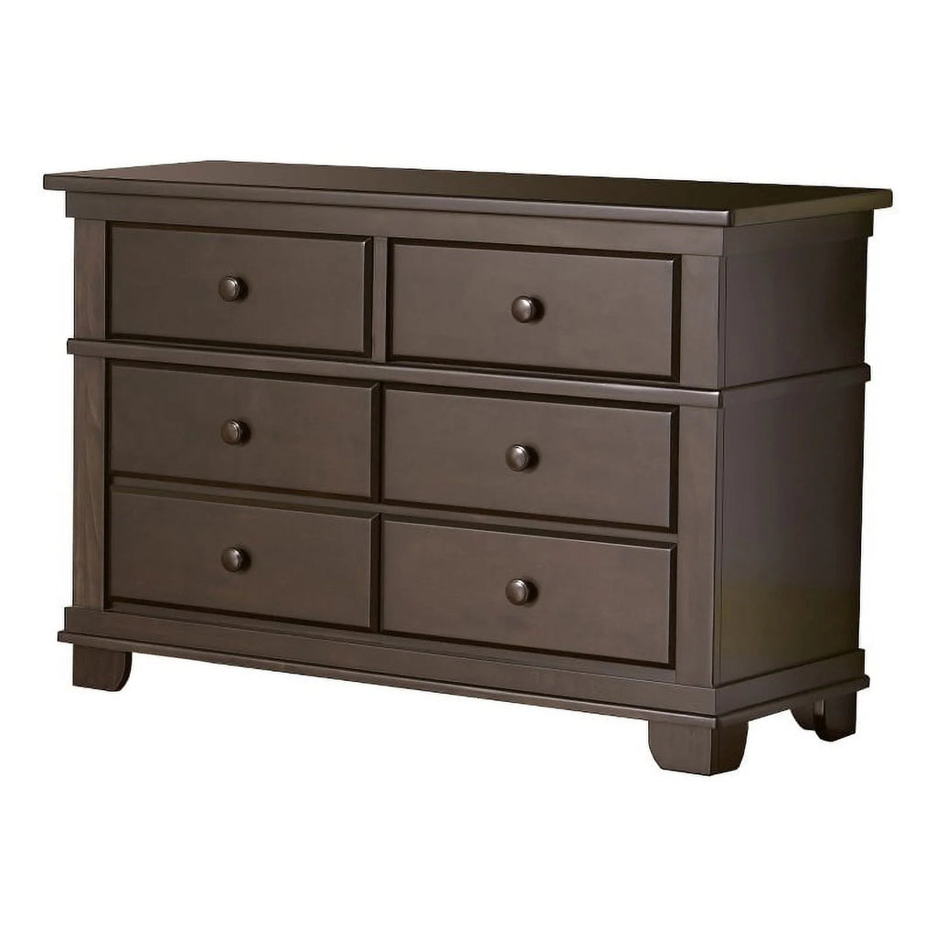 2-Piece Double Dresser and Bookcase Hutch Set F4791