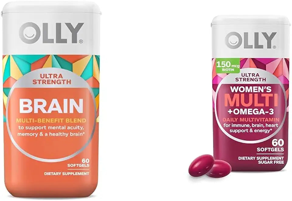 Ultra Strength Brain Softgels, Women's Multi Softgels N838