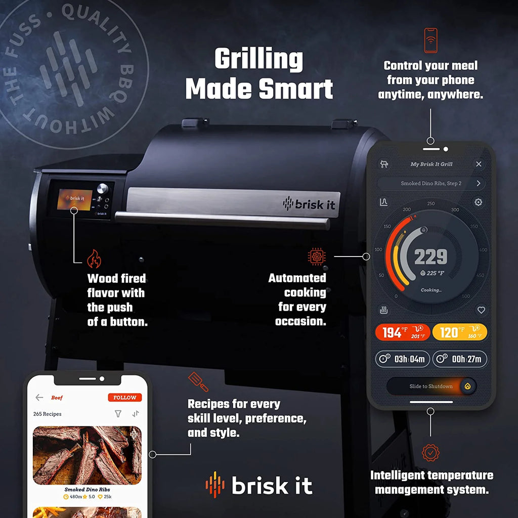 Wood Pellet Smoker Grill R6984