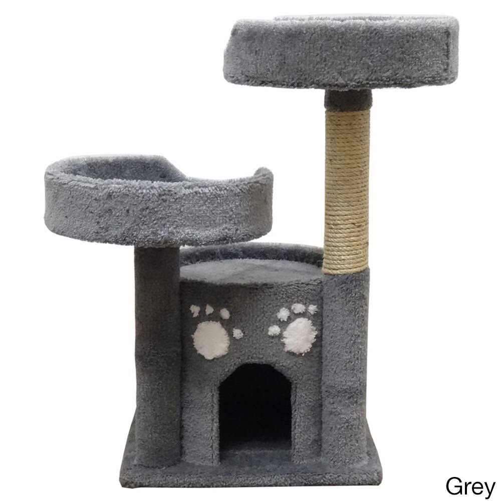 Solid Wood Cat Condo Y377