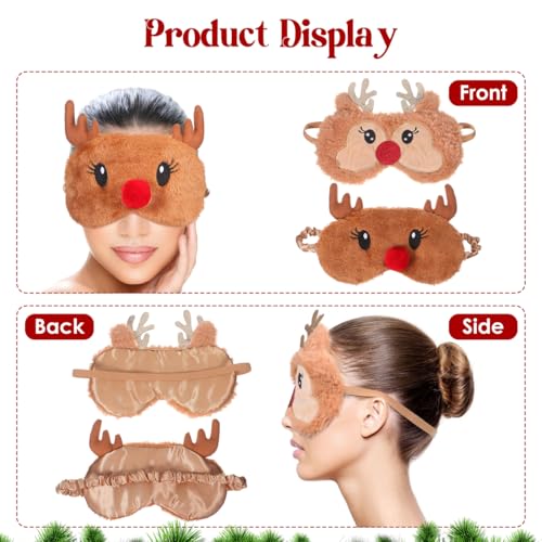 2 Pack Plush 3D Contoured Breathable Sleep Mask T3583