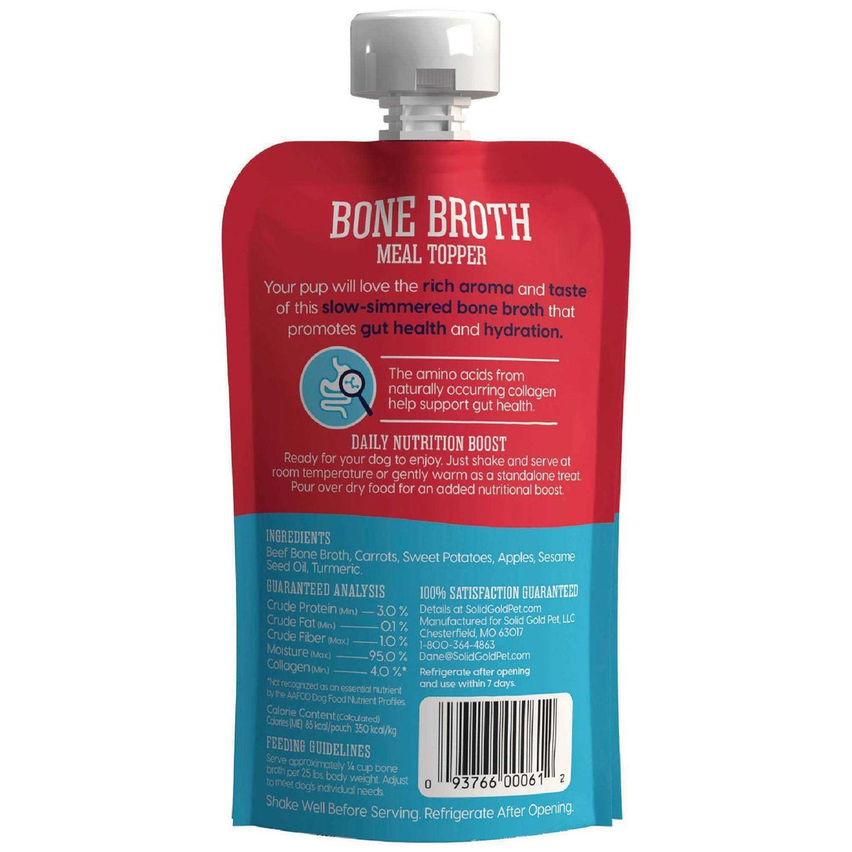 Solid Gold Beef Bone Broth with Turmeric Dog Food Topper P8761