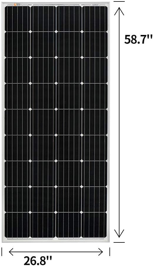 400 Watt 12 Volt 2 Pcs 200W Solar Panel Charge Controller Mounting Brackets Kit M8186
