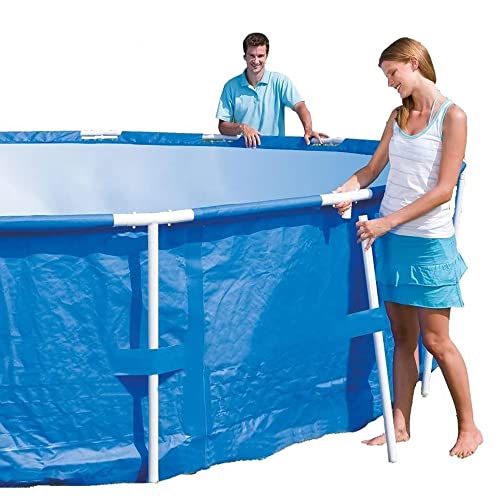 2 Pack 15' x 48" Round Steel Frame Above-Ground Swimming Pool J814696