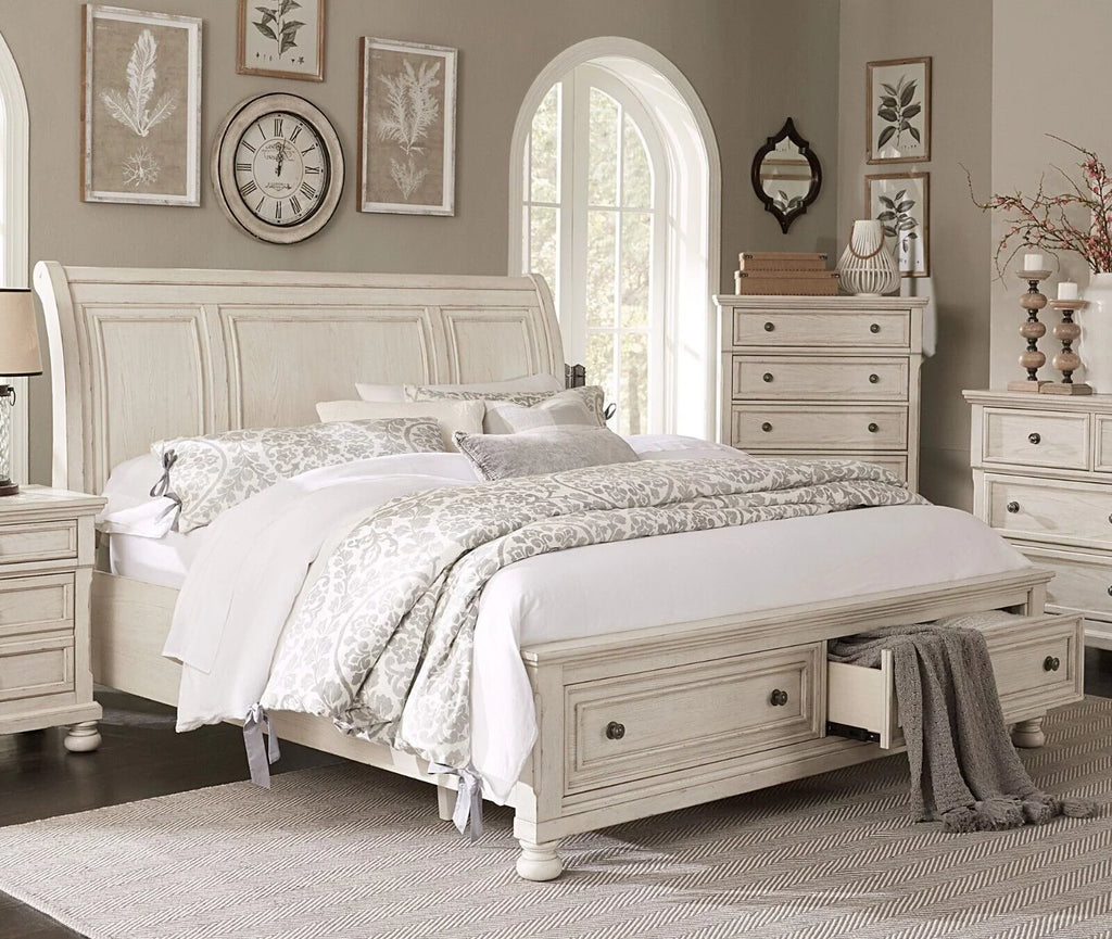King Size Storage Footboard Bed G964