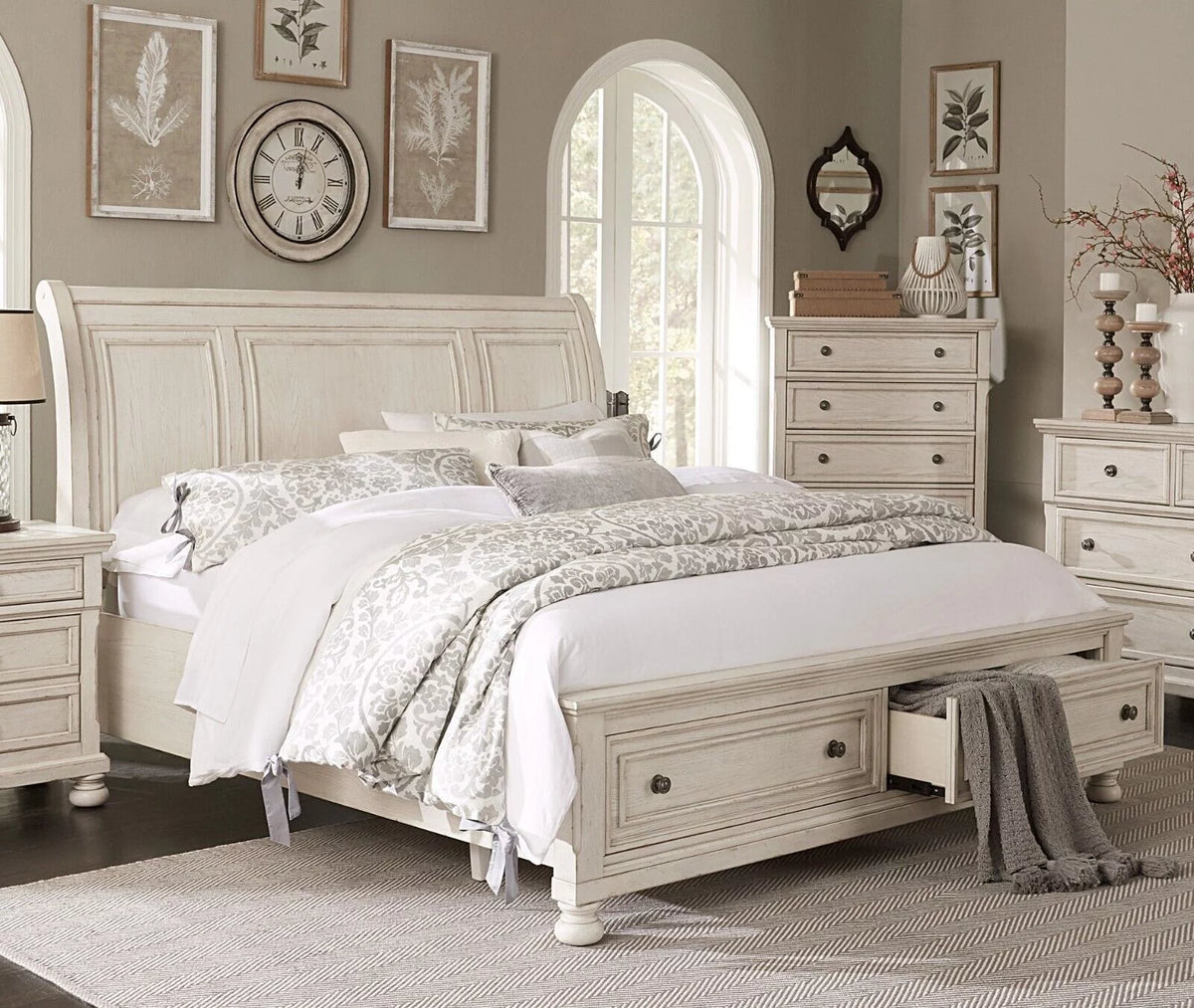 King Size Storage Footboard Bed G964