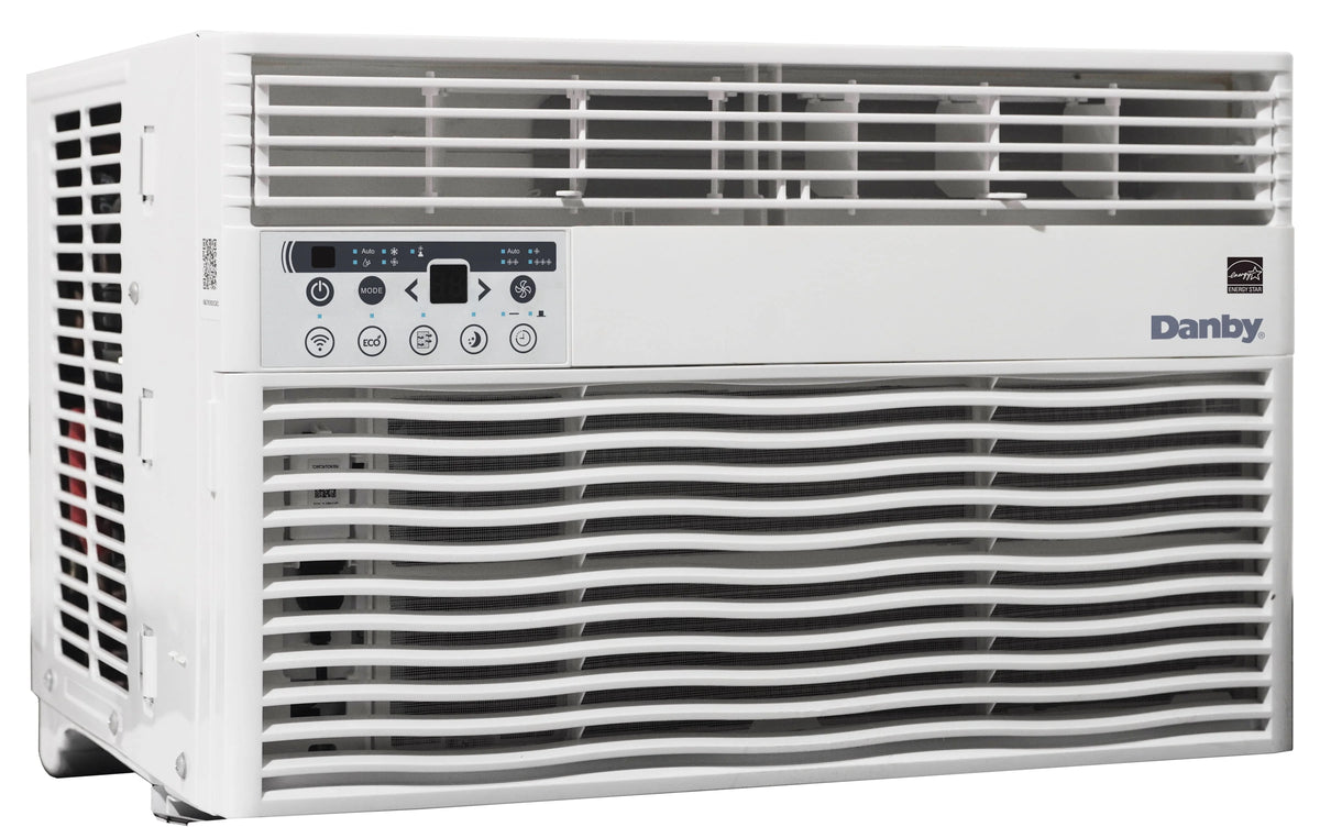 8,000 BTU White Window Air Conditioner with WiFi F9725