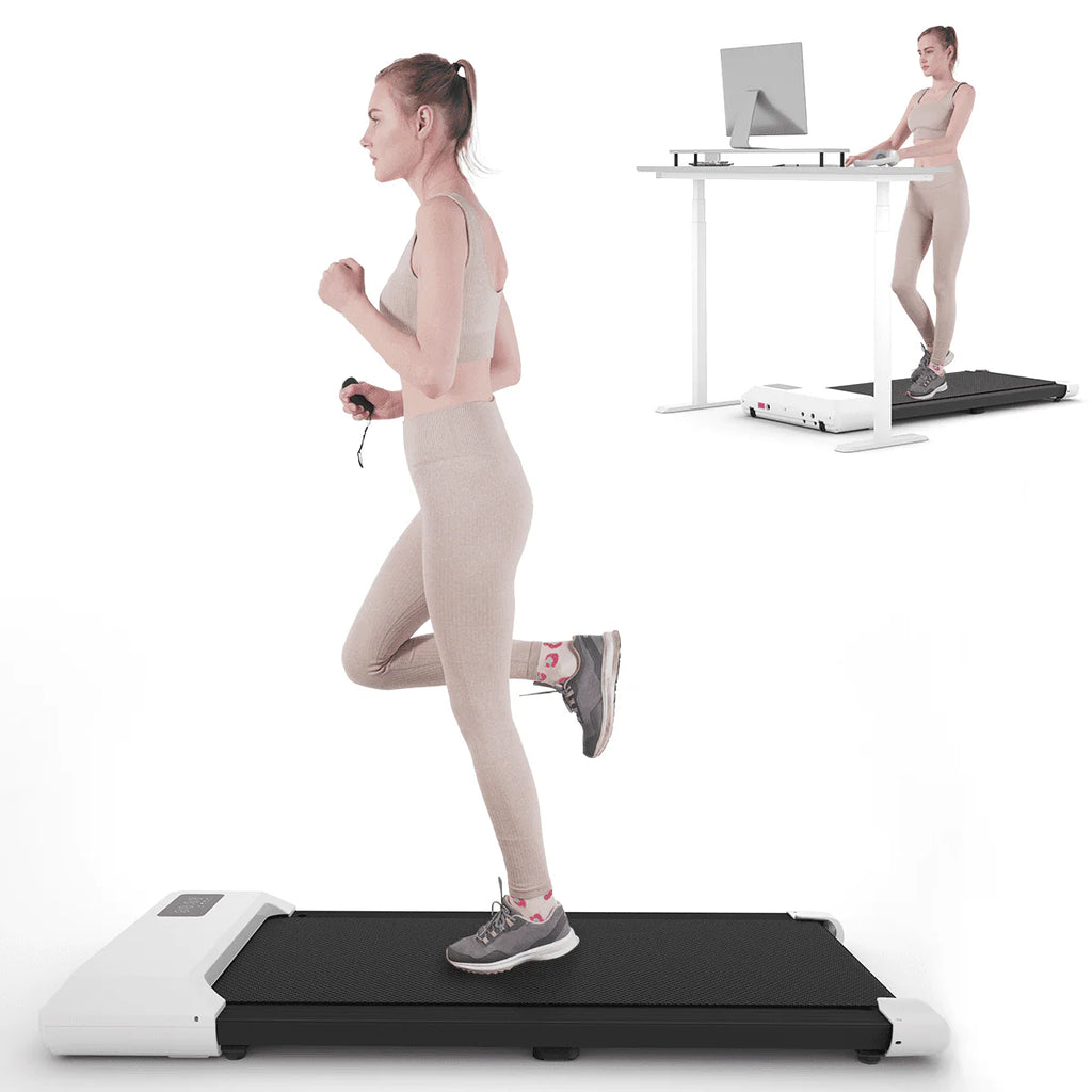 2 in 1 Under Desk Treadmill with Remote Control and LED Display X80925