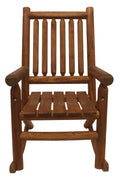 Brown Wood Outdoor Rocker D739