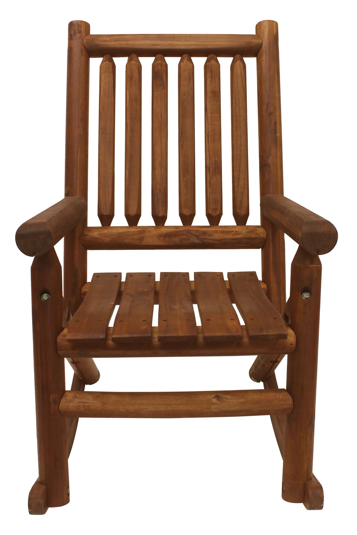 Brown Wood Outdoor Rocker D739
