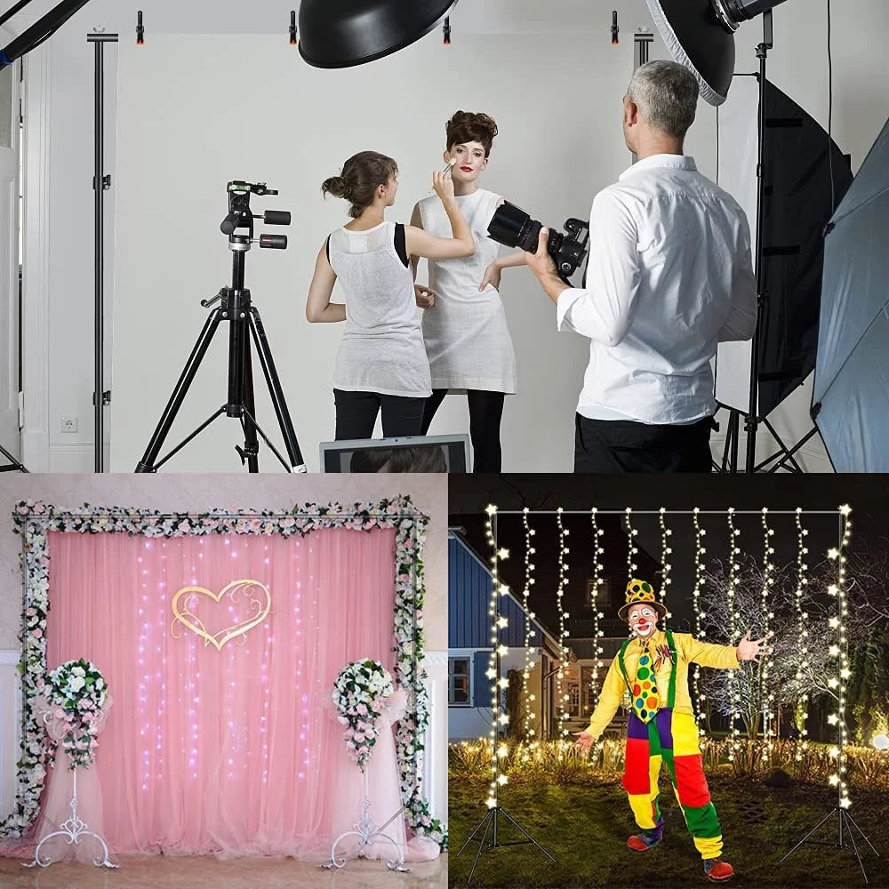 Adjustable Photography Background Stand Kit 6.5 x 10 ft M954158
