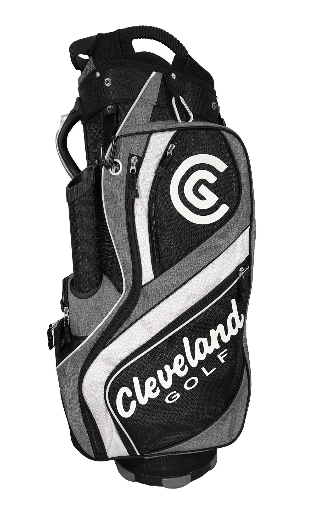 Black Charcoal White Cart Bag H522