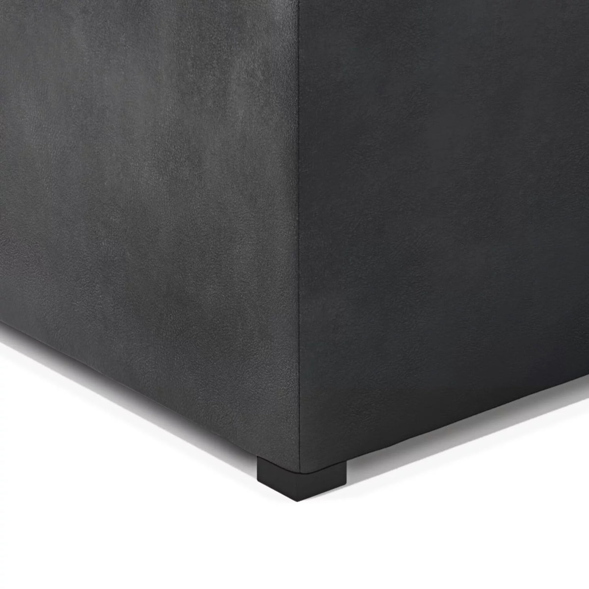35 inch Square Storage Ottoman Faux Leather G554298