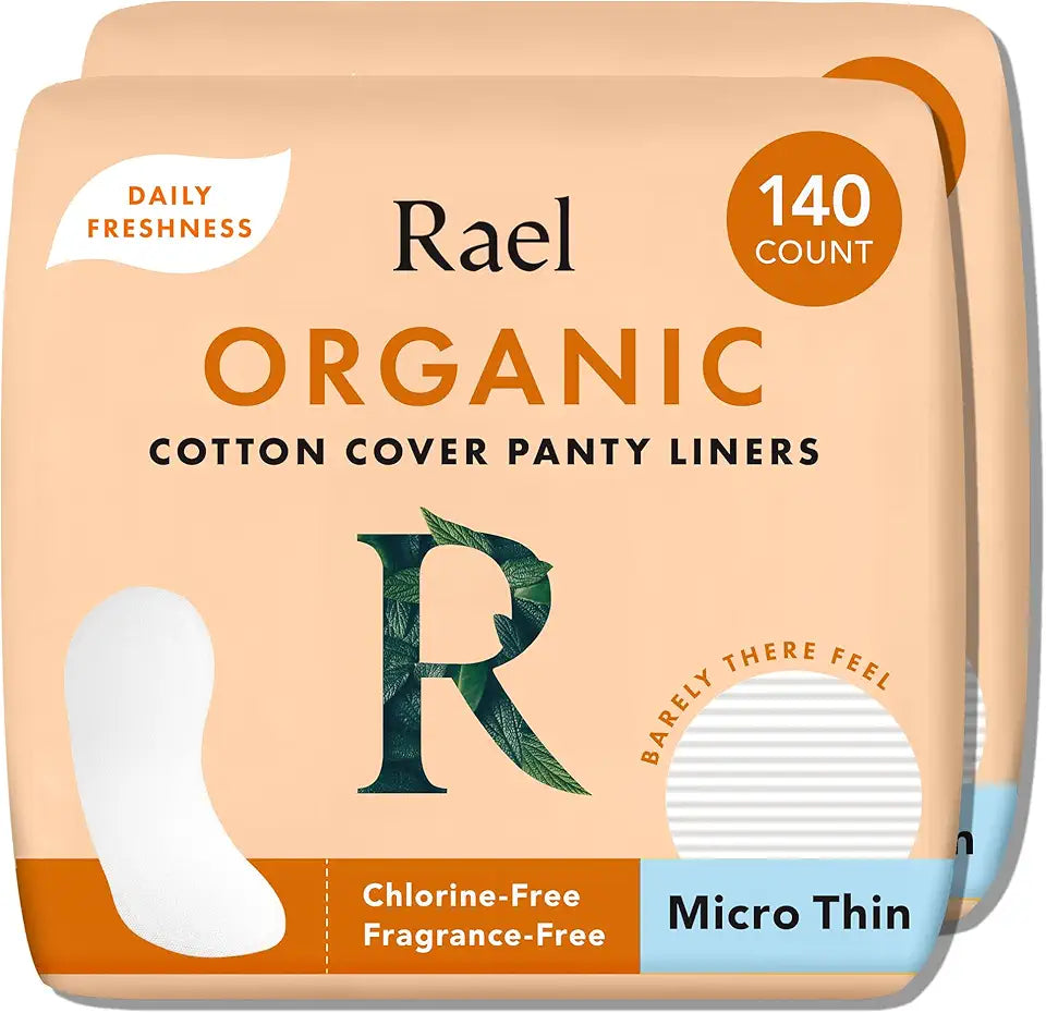 Organic Cotton Unscented Panty Liners, 280 Count F71862