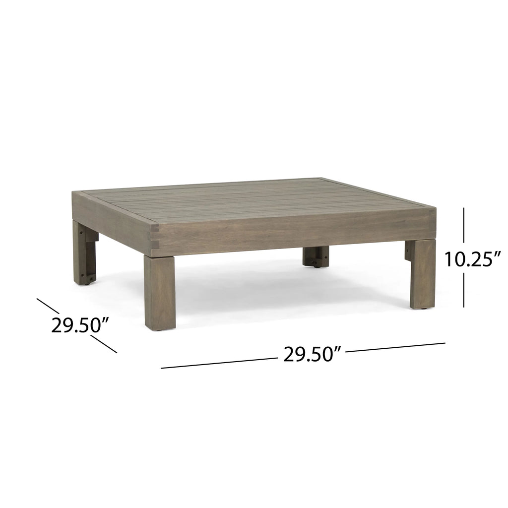Acacia Wood Outdoor Coffee Table X7602