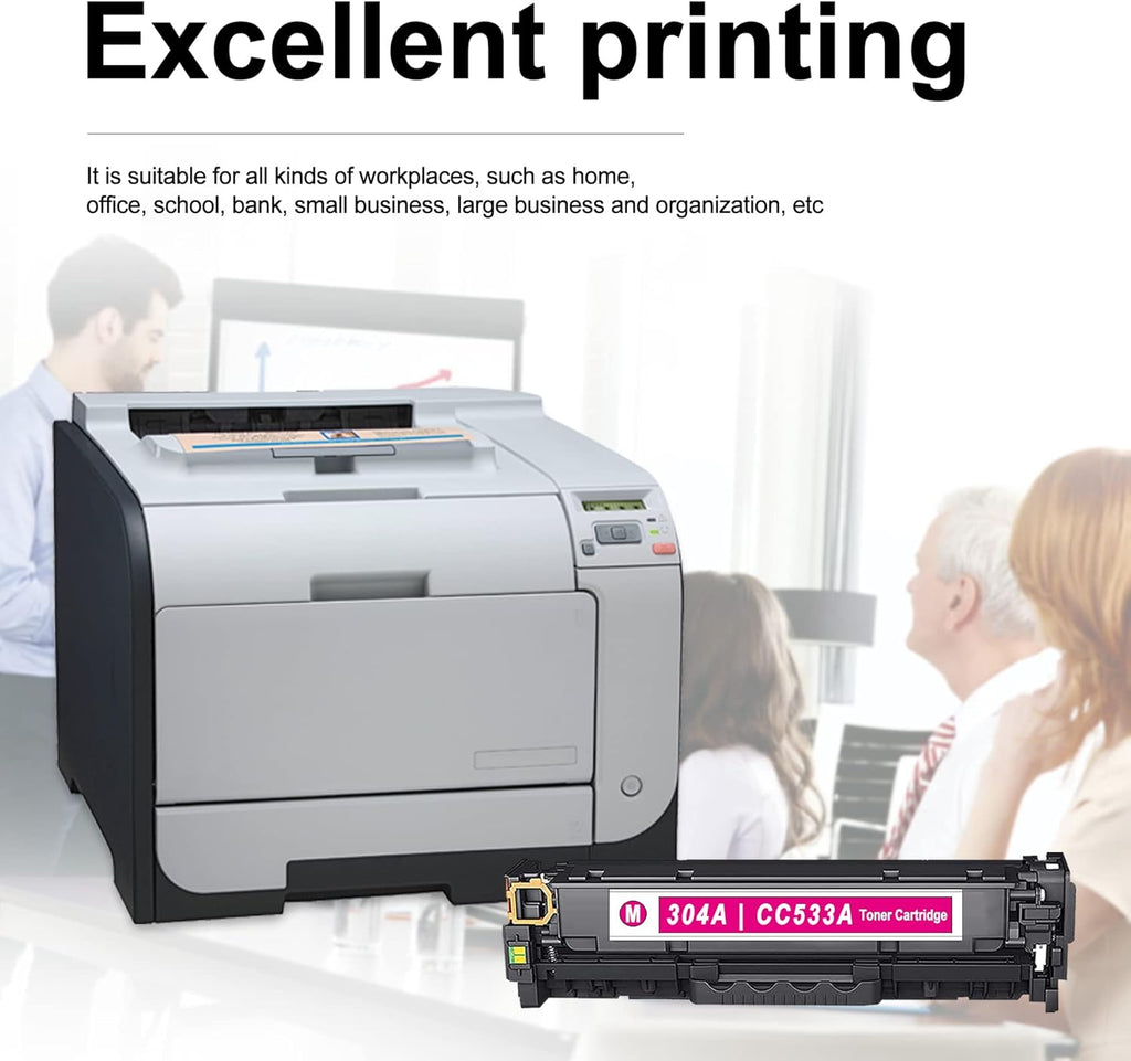 4-Pack Remanufactured Toner Cartridges Replacement (1BK+1C+1Y+1M) D652