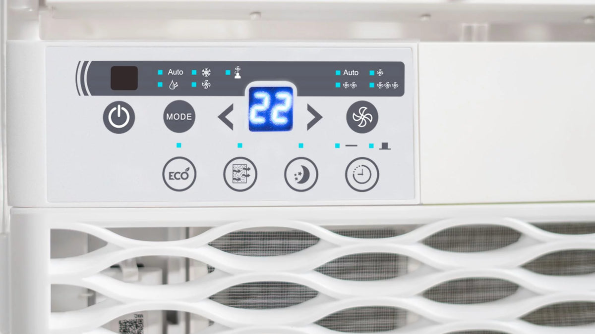 8,000 BTU White Window Air Conditioner with Remote K620