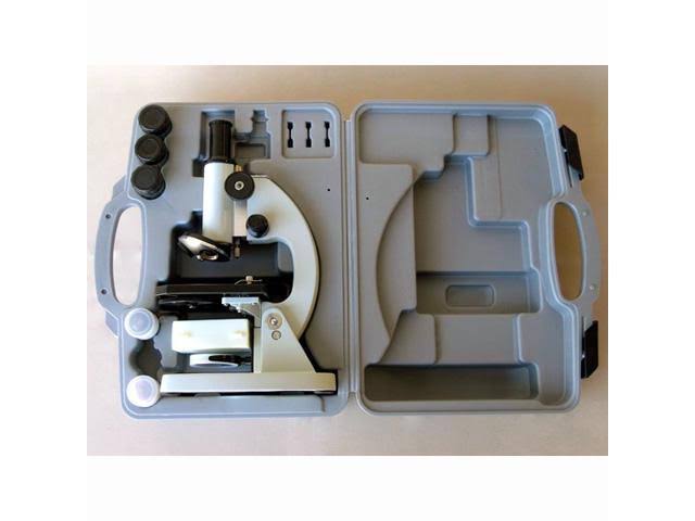 40X-1000X Metal Frame Student Microscope with ABS Case Z777770