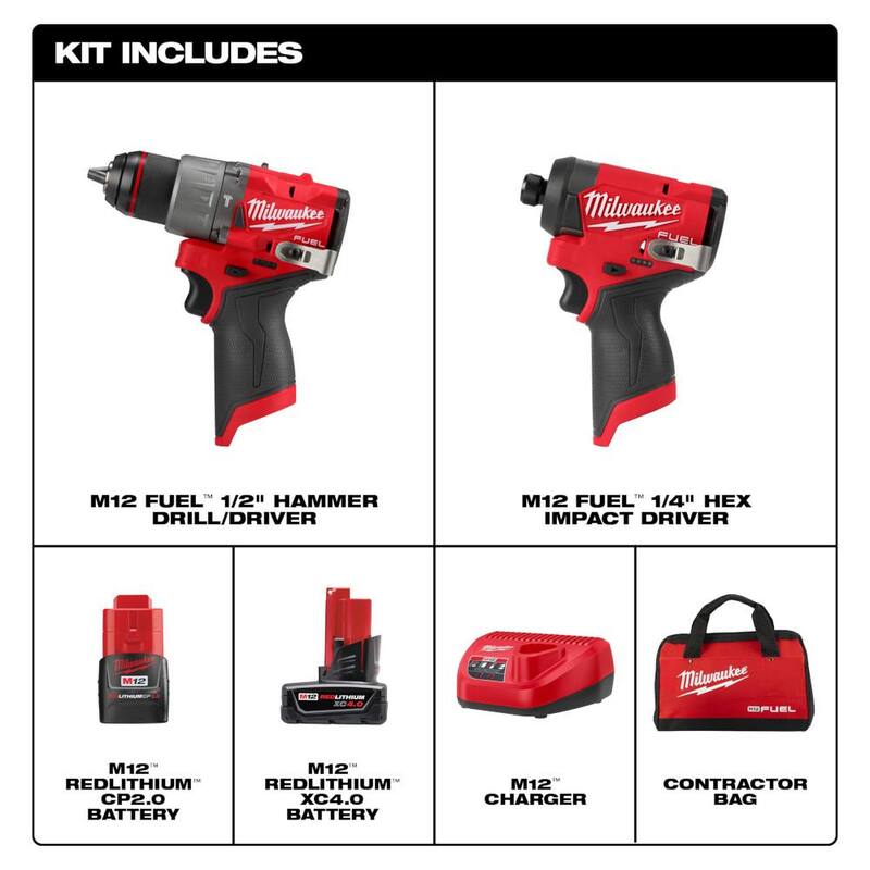 12-Volt Cordless Hammer Drill and Impact Driver Combo Kit I375
