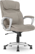 Gray Fabric High-Back Office Chair with Arms O509545