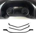 Carbon Fiber Dashboard Instrument Panel Sticker 3PCS L4635
