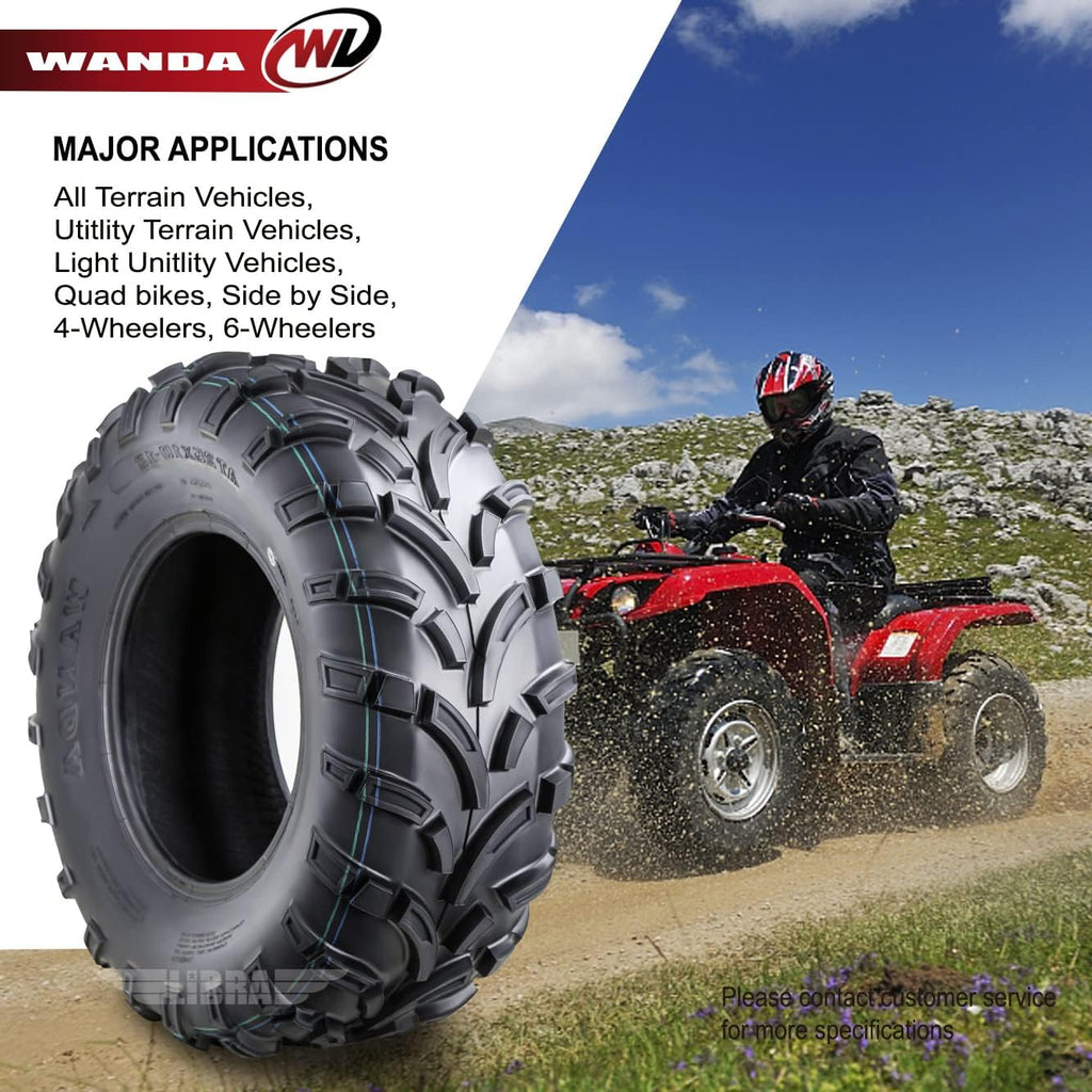 Set of 4 ATV UTV Tires 25x10-12 6PR K575144