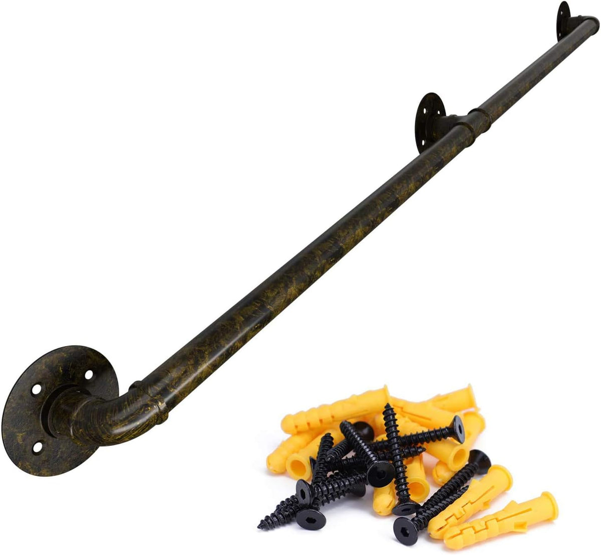 Antique Brass Handrail Pack of 2 F906388