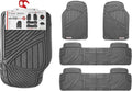 Rubber Car Mats 4 pcs Grey J509
