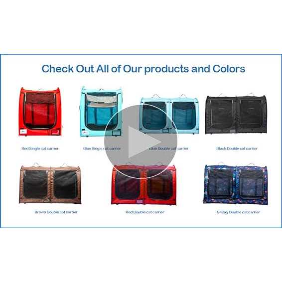 Portable Twin Compartment Cat Cage U263