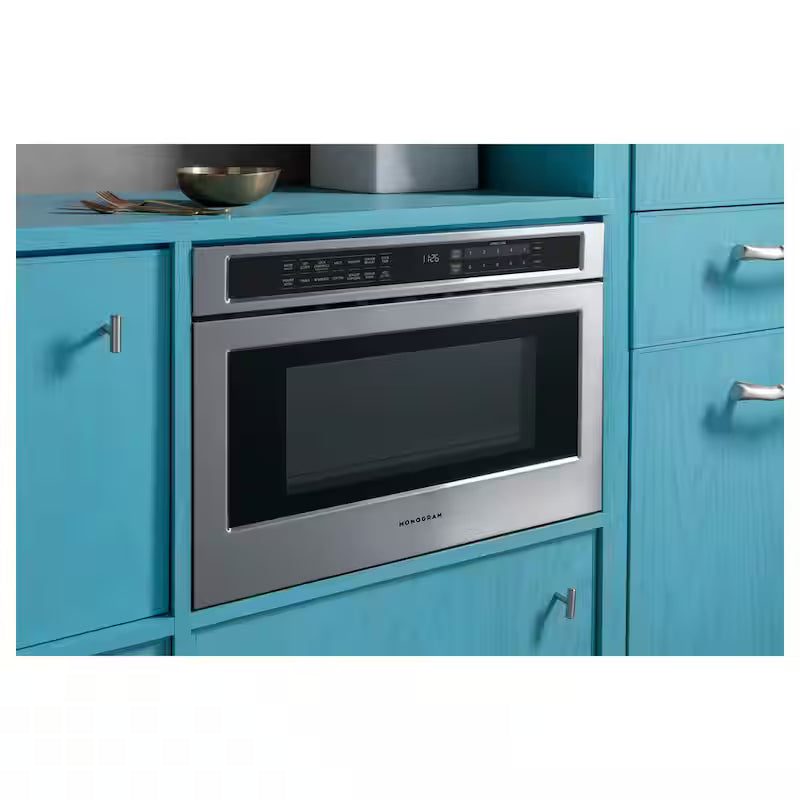 Built-In Microwave Drawer in Matte Black with Sensor Cooking D433412