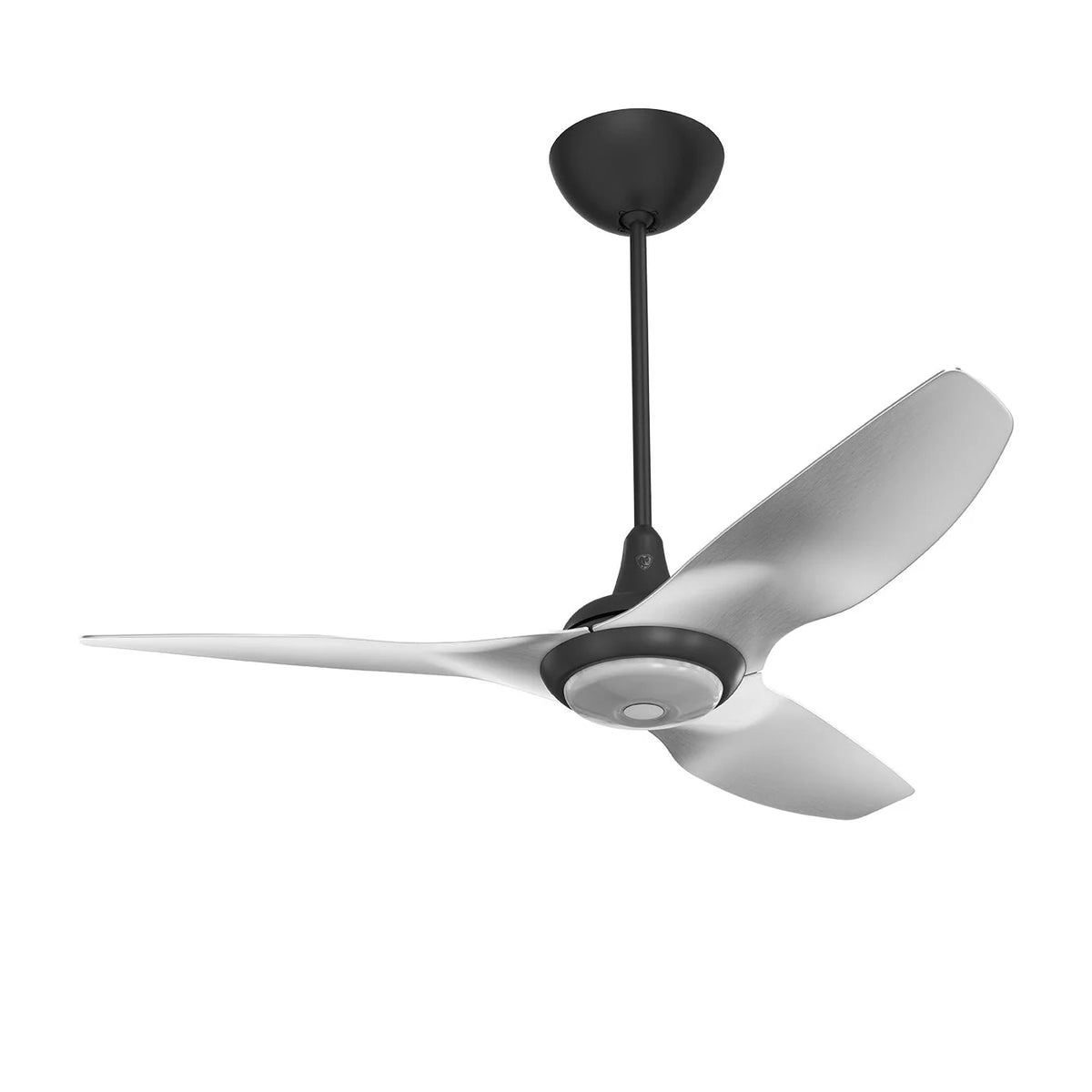 52 Ceiling Fan with Brushed Aluminum Blades and Black Finish H35922