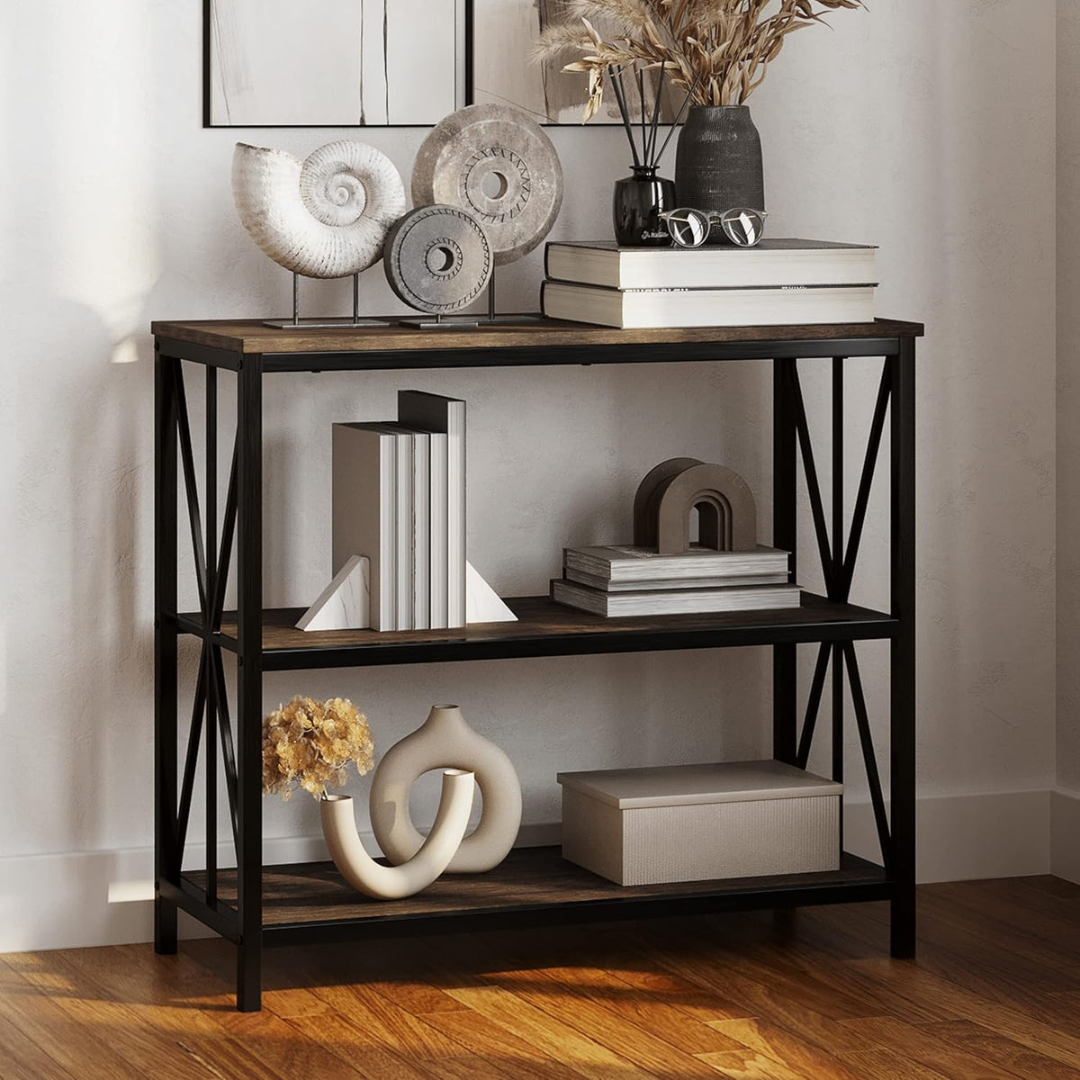 3-Tier Wooden Bookshelf E4873