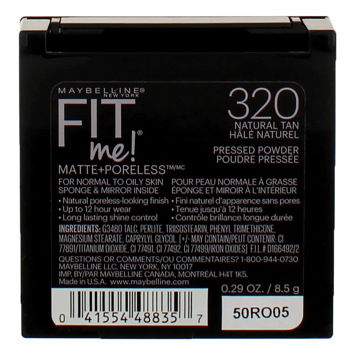 Matte + Poreless Powder Natural Tan 0.3 oz Pack of 3 H4618