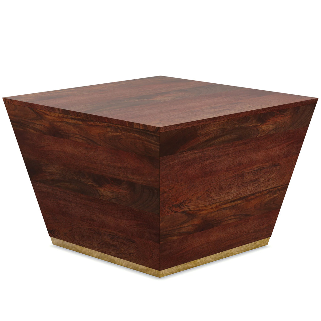 Solid Mango Wood Square Coffee Table V84562