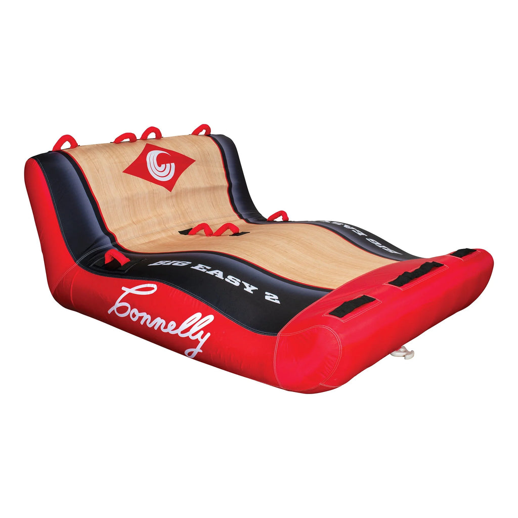 Red 2 Person Inflatable Towable Lounge Inner Tube O842098
