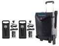 8" Portable Bluetooth Karaoke Machine with 3 Microphones V84080