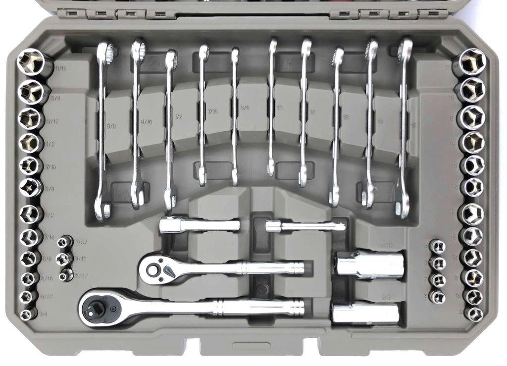 95 Piece Mechanics Tool Set in Metric and SAE G952