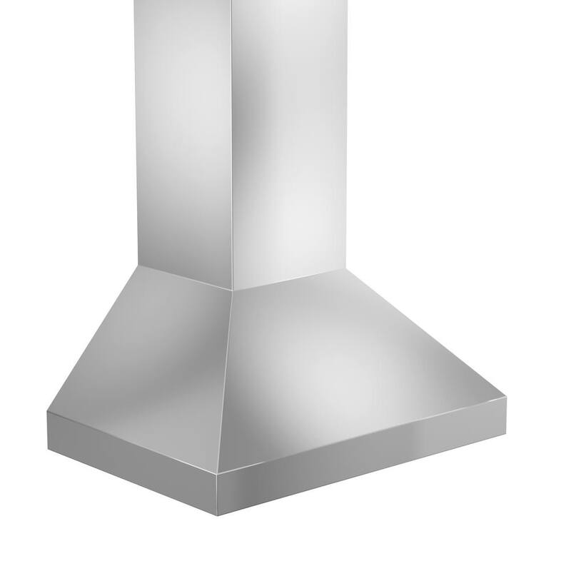 36 in. 500 CFM Convertible Wall Mount Range Hood in Stainless Steel W716814