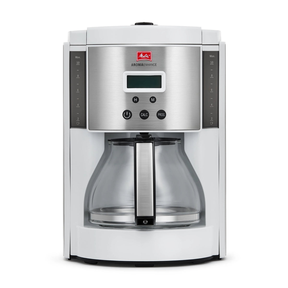White 10 Cup Stainless Steel Drip Coffee Maker C56896