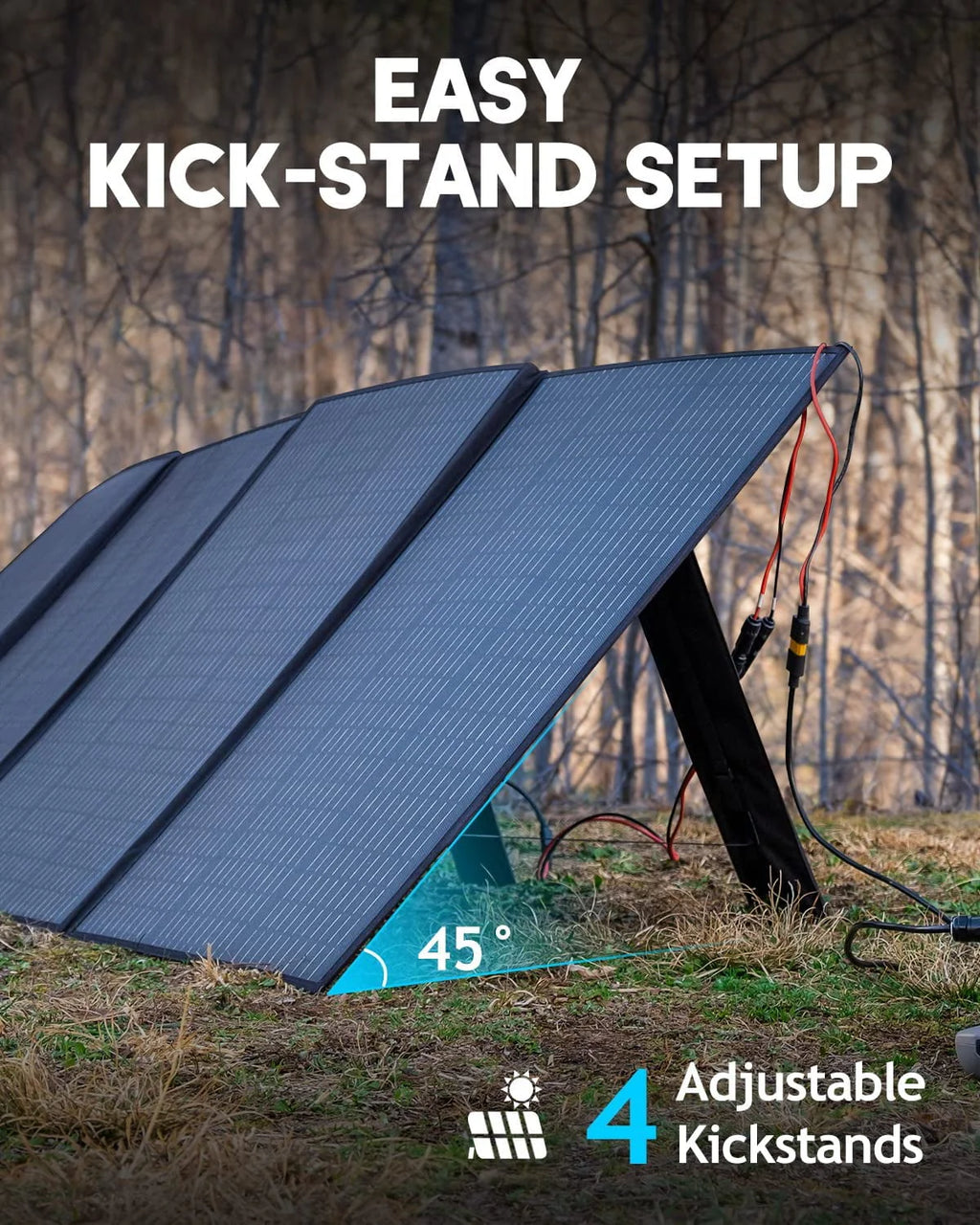 2000Wh Portable Power Station with 350W Solar Panel K422