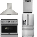 36 Electric Range, Range Hood, Refrigerator and Dishwasher Z635983
