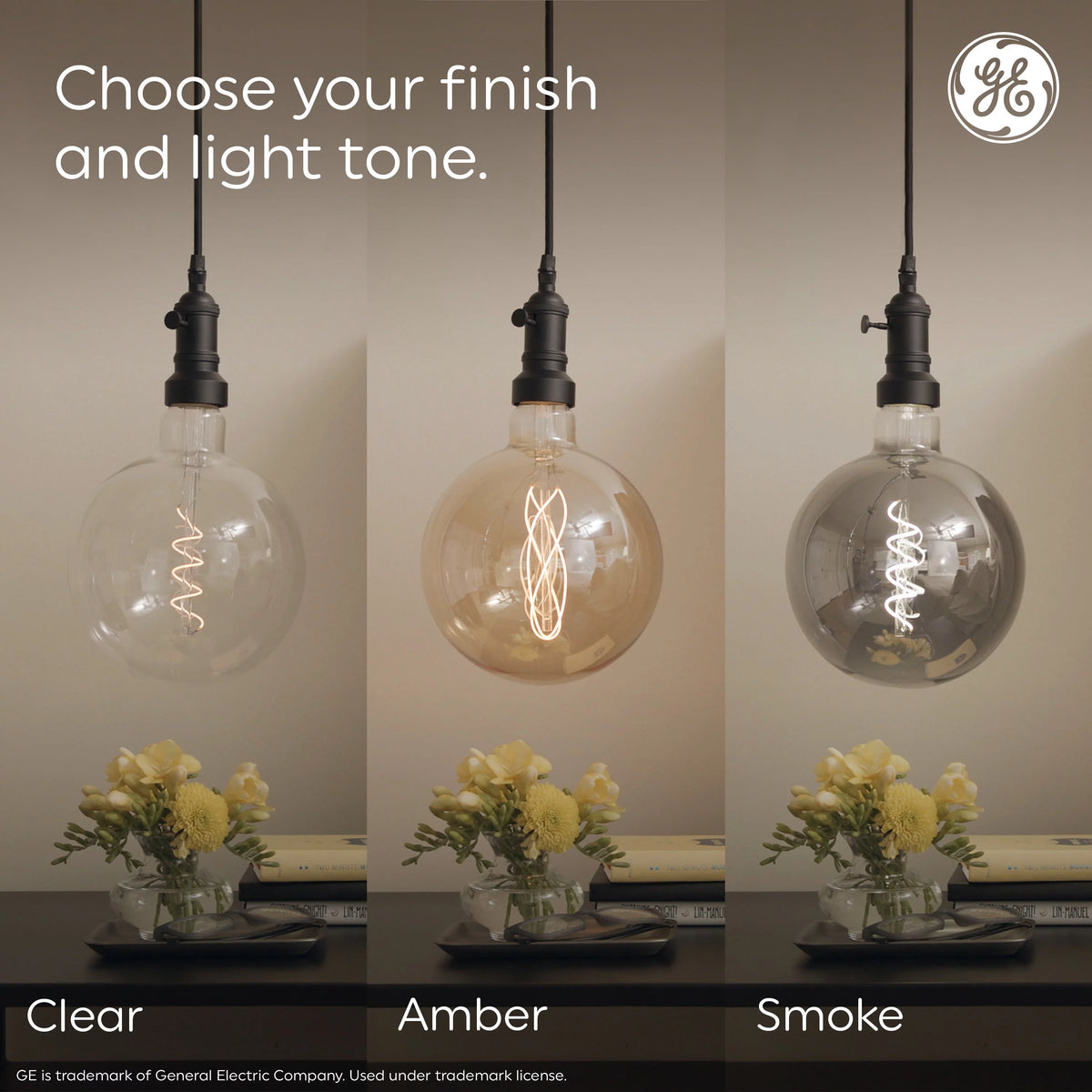Vintage Style LED Edison Light Bulbs, Clear Glass, 2pk P7976